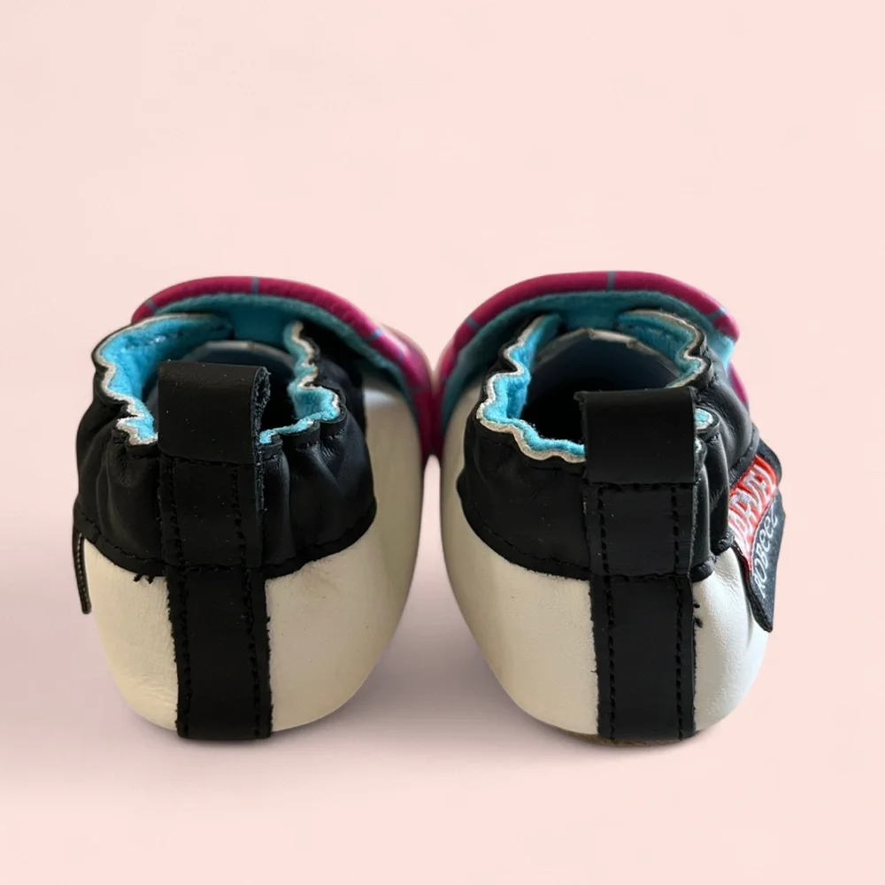 Robeez Marvel Spider-Man Soft Soles Baby Shoes - Pink Ghost-Spider (0-6 Months)